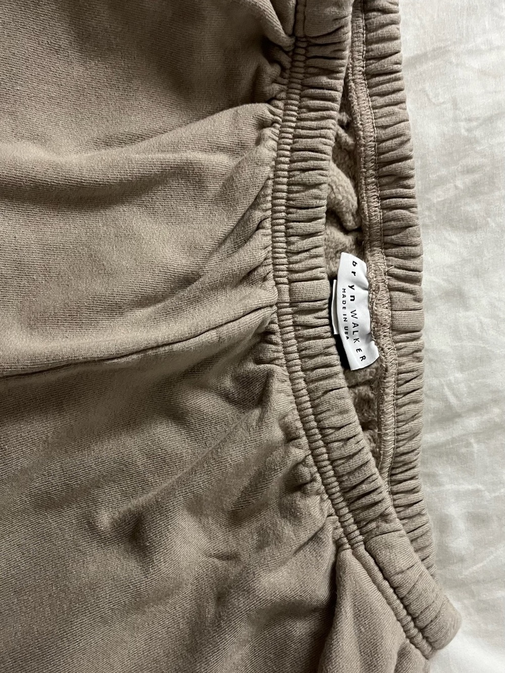 Beige Bryan Walker Lounge Sweatpants - Picture 4 of 4